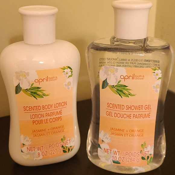 April bath & shower Other - Jasmine & Orange lotion & shower gel